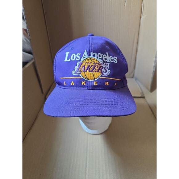 Twins Enterprise Other - Vintage 1990s LA Lakers Twins Purple Hat Cap Snapback‎  Original Retro NBA